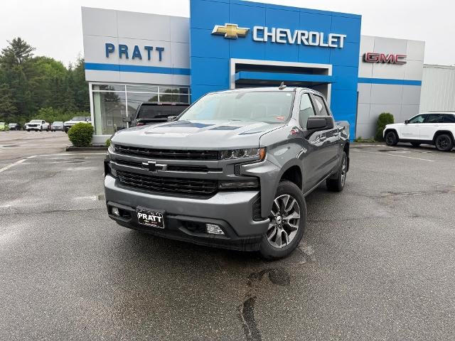 2020 Chevrolet Silverado 1500 4WD Crew Cab Short Bed RST in Satin Steel Metallic — front three-quarter view