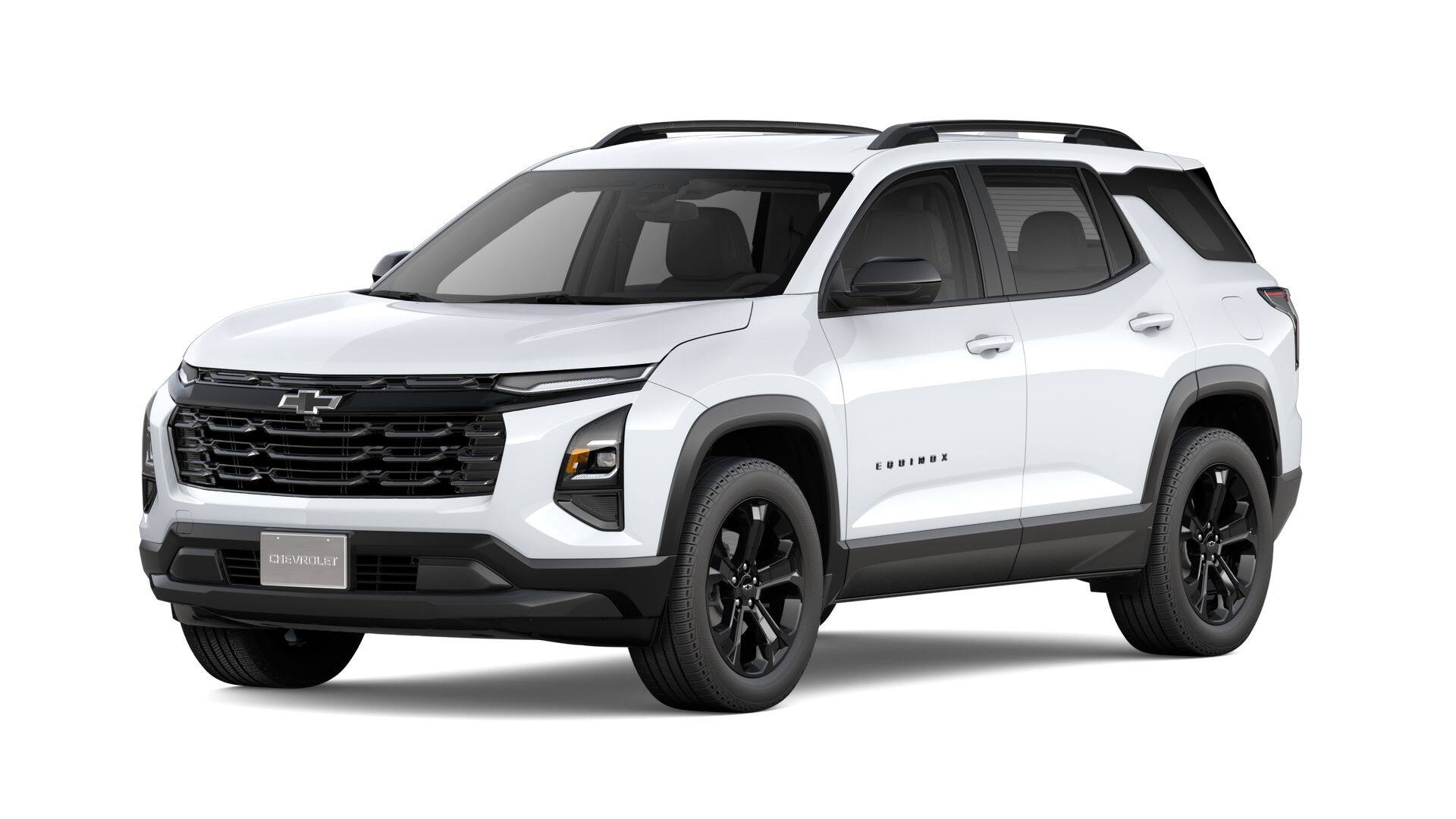 2027 Chevrolet Equinox AWD LT in Summit White — front three-quarter view