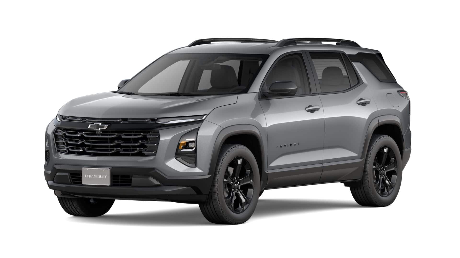 2027 Chevrolet Equinox LT in Sterling Gray Metallic — front three-quarter view